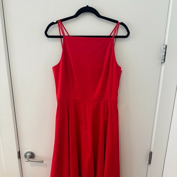 Theory Square Neck Dress in Good Cotton - Size 10 - Picture 3 of 6